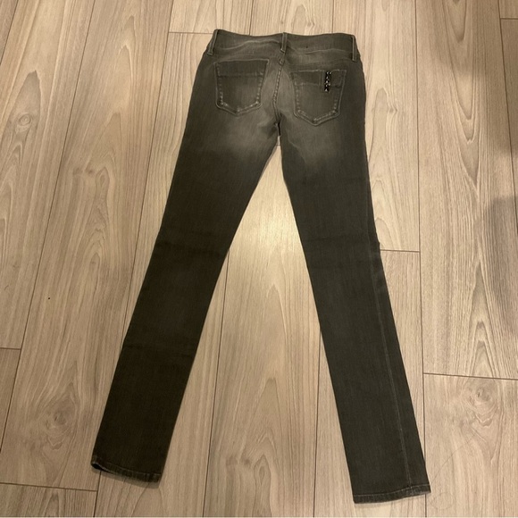 Black Orchid Washed Gray Skinny Jeans Size 25 - Picture 3 of 5